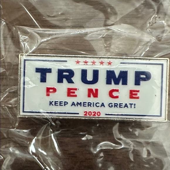 Donald J. Trump Other - Trump Pence 2020 Campaign Pin - Red, White, and Blue